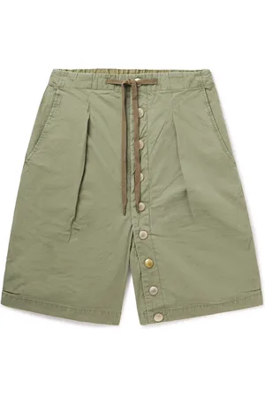 KAPITAL Surf Cowboy Straight-Leg Cotton Shorts