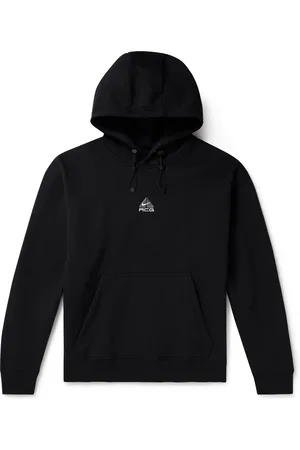 Nike ACG Tuff Logo-Embroidered Cotton-Blend Jersey Hoodie