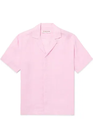 Orlebar Brown Maitan II Camp-Collar Linen Shirt