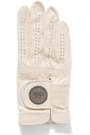 Mr P. G/FORE Golf Logo-Appliquéd Leather Gloves
