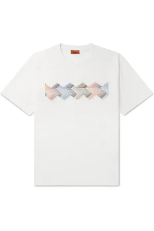 Missoni Embroidered Cotton-Jersey T-Shirt