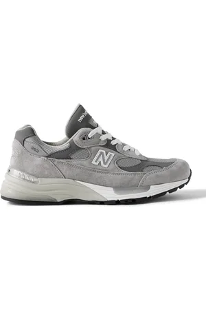New Balance M992 Suede, Nubuck and Mesh Sneakers
