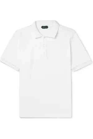 Incotex Garment-Dyed Cotton-Terry Polo Shirt