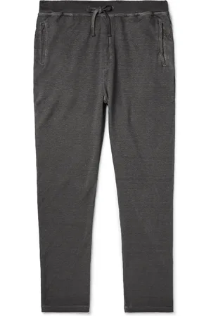 120% Lino Straight-Leg Stretch Linen and Cotton-Blend Sweatpants