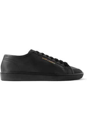 Saint Laurent Gym Low Logo-Print Leather Sneakers