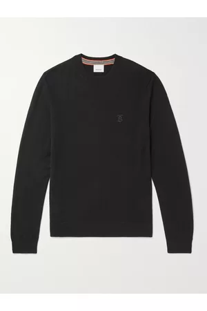 Burberry Logo-Embroidered Cashmere Sweater