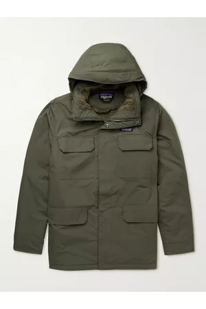 Patagonia Men Parkas - Isthmus Padded Recycled NetPlus Hooded Parka