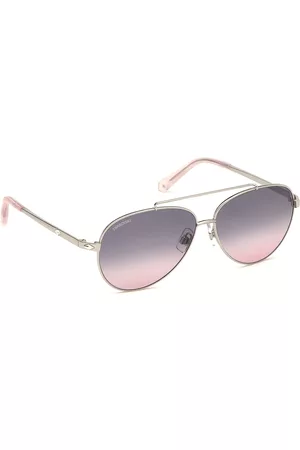 Swarovski Women Aviator Sunglasses with UV Protected Lens SK0194 60 16B