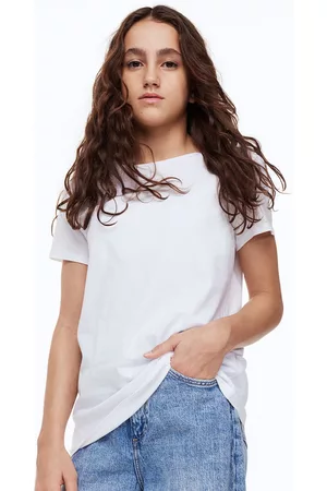 H&M Girls 3-Pack Cotton T-shirts