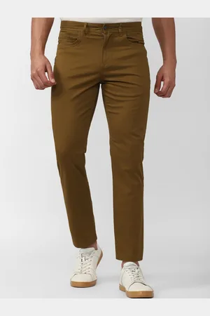Peter England Men Slim Fit Trousers
