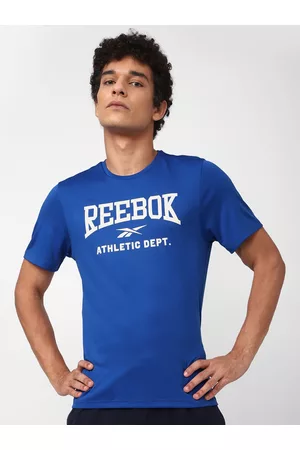 Reebok Men Typography Printed Slim Fit T-shirt