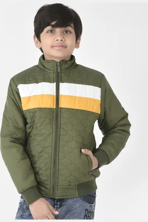 Crimsoune Club Boys Colourblocked Lightweight Bomber Jacket