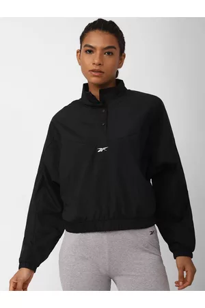 Reebok Women Polyester Crop Bomber Jacket