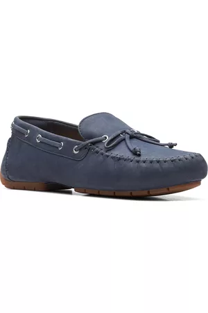 Clarks Women Blue Nubuck Boat Shoes