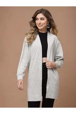 KASSUALLY Women Long Sleeves Longline Shrug