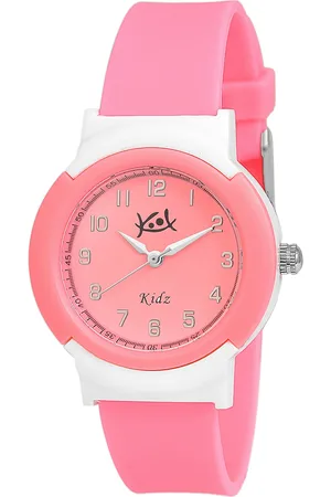 Kool Kids Pink Printed Analogue Water Resistant Watch KK 402 PK-PINK