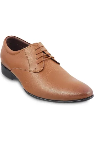 Metro Men Tan Brown Formal Derbys