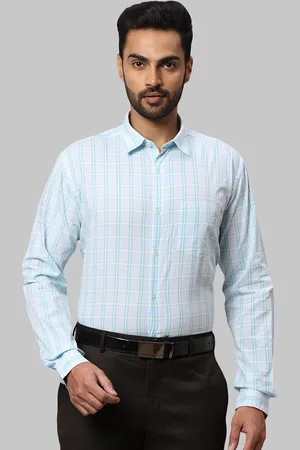 Park Avenue Men Checked Cotton Formal Shirt