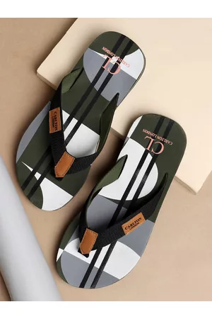 Buy Olive Flip Flop & Slippers for Men by Carlton London Online | Ajio.com-sgquangbinhtourist.com.vn