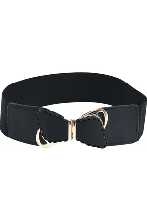 Kastner Women Black Stretchable Elastic Dress Belt
