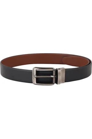 STYLE SHOES Men Black & Brown Reversible Leather Formal Belt