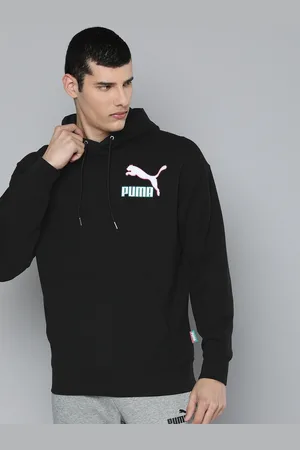 PUMA Men Solid Fandom Relaxed Fit Hoodie Sweatshirt