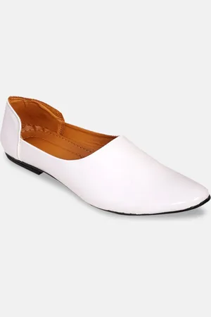 PANAHI Men White Colourblocked Slip-On Sneakers
