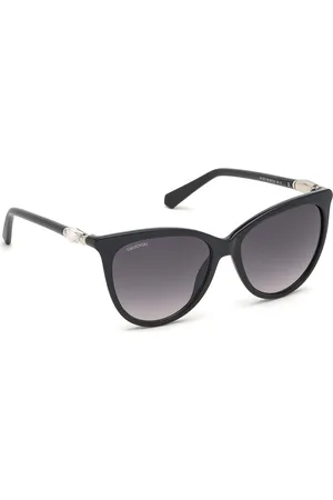 Swarovski Women Cateye Sunglasses with UV Protected Lens - SK0226 56 01B