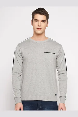 Duke Men Solid Acrylic Pullover sweater