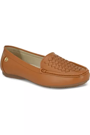 Elle Women Woven Design Loafers