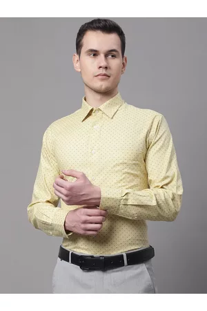 CANTABIL Men Printed Cotton Formal Shirt