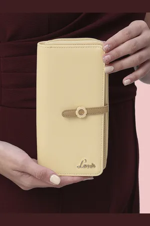 LAVIE Women Beige Zip Around Wallet