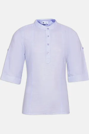 Oxolloxo Boys Blue Pinstripes Striped Casual Shirt