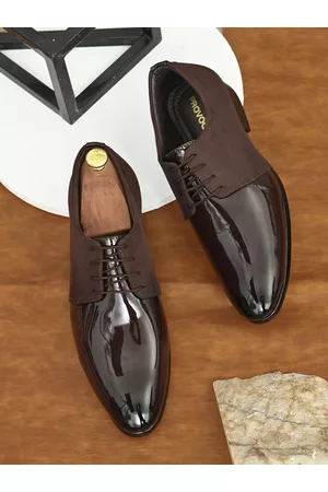 Provogue Men Solid Formal Derbys