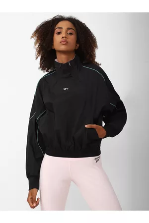 Reebok Mock Collar Pullover Sweatshirt