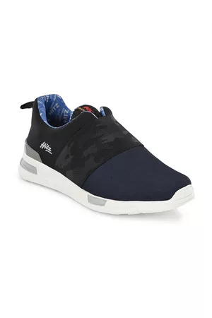 Hitz Men Blue Textile Running Shoes