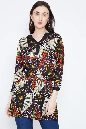Oxolloxo Women Multicoloured Printed Tunic