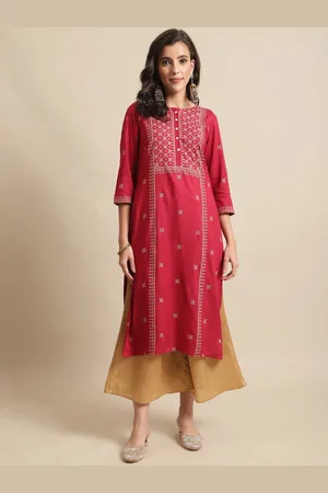 CANTABIL Ethnic Motifs Printed Flared Sleeves Kurta