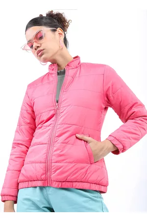 Ketch Women Solid Long Sleeves Puffer Jacket