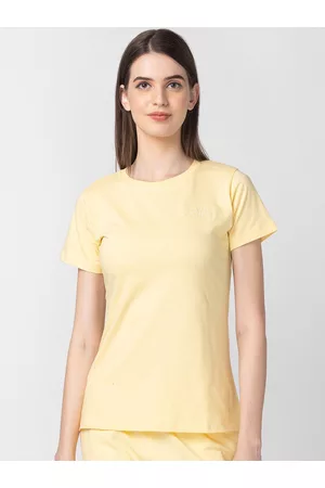 Candyskin Women Pure Cotton Athleisure T-Shirt