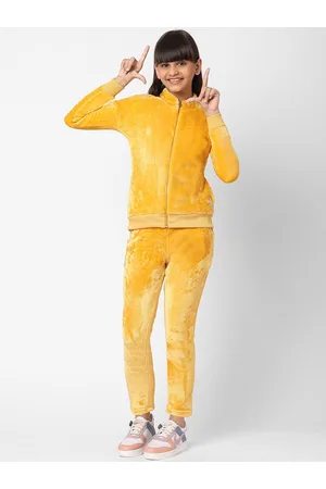 Sweet Dreams Girls Mustard Yellow Tracksuits