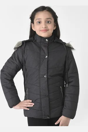 Crimsoune Club Girls Hooded Padded Jacket