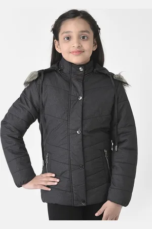 Crimsoune Club Girls Hooded Padded Jacket