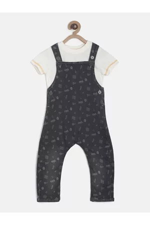 MINI KLUB Boys Black & White Co-Ord Set