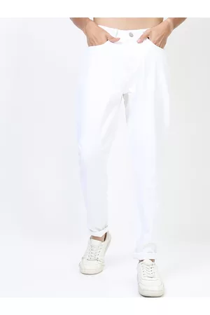 Ketch Men White Slim Fit Stretchable Jeans