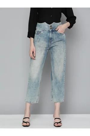 Chemistry Women Cotton Boyfriend Fit Light Fade Jeans