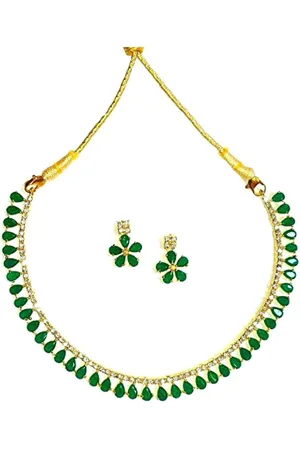 The Pari Gold-Plated AD-Studded Jewellery Set