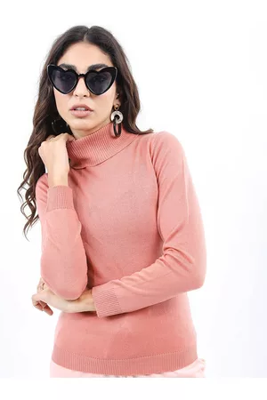 Ketch Women Turtle Neck Acrylic Pullover