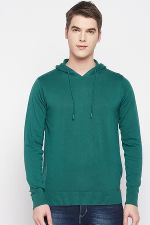 Duke Men Acrylic Hooded Pullover Sweater