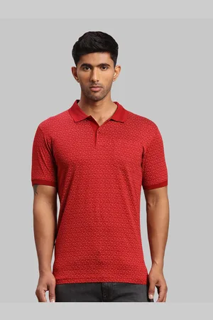 ColorPlus Printed Polo Collar Cotton T-shirt